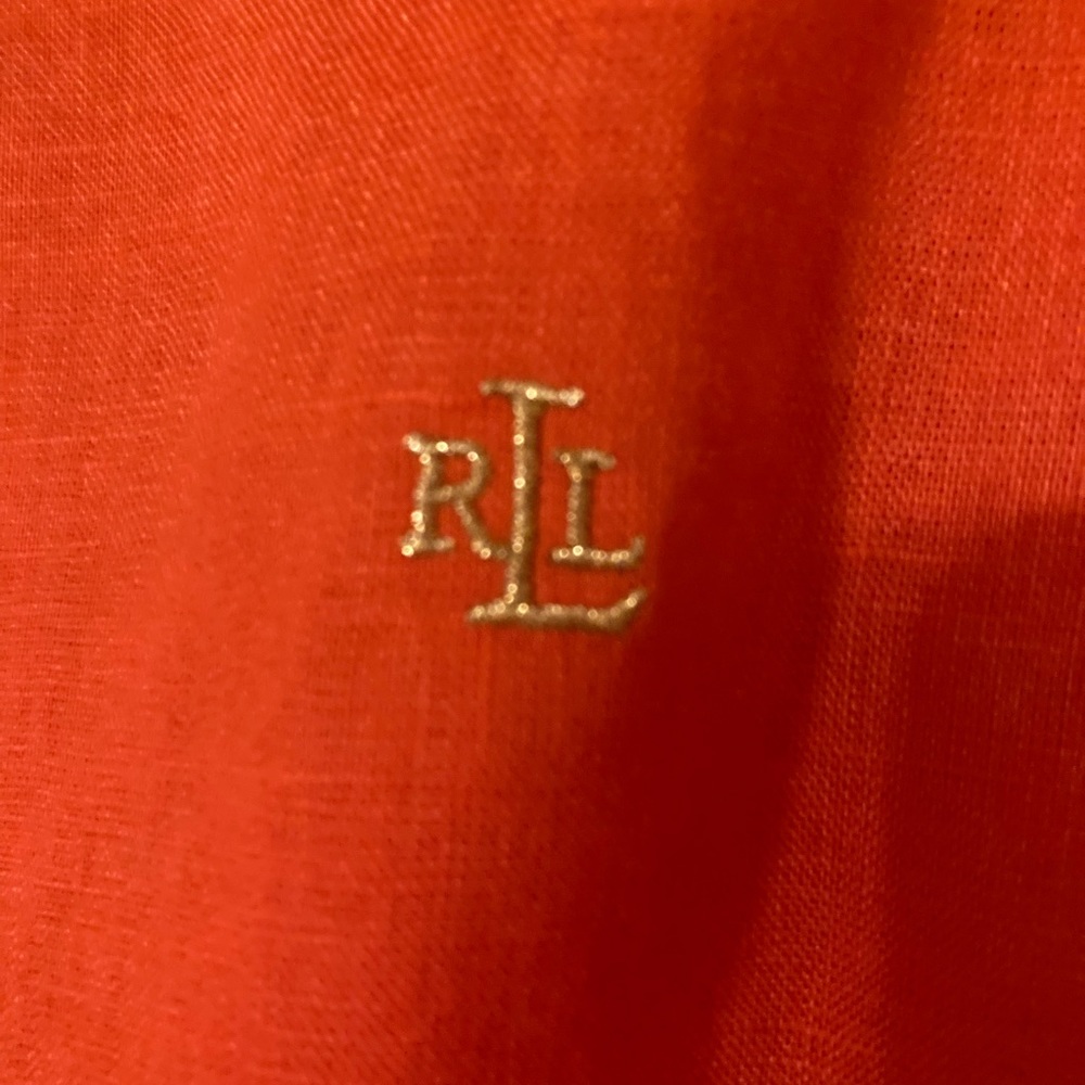 Ralph Lauren Coral Linen